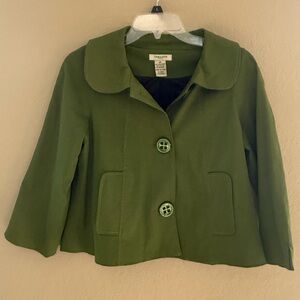 Vertigo Paris Olive Green Pea Coat for Kids